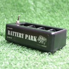 バッテリーパークは電池からDCジャックを経由して電気を供給します